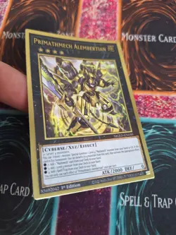 Yugioh Primathmech Alembertian MGED-EN030 Premium Gold Rare 1st Edition NM - Image 2