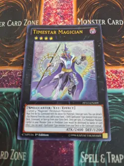 Yugioh Timestar Magician PEVO-EN009 Ultra Rare 1st Edition Near Mint - Image 1