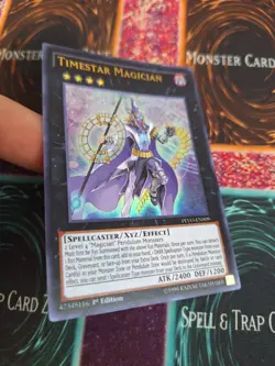 Yugioh Timestar Magician PEVO-EN009 Ultra Rare 1st Edition Near Mint - Image 2