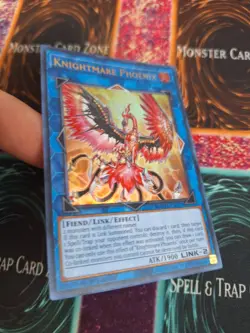 Yugioh Knightmare Phoenix MAMA-EN071 Ultra Rare 1st Edition Near Mint - Image 2