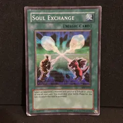 YuGiOh - Soul Exchange - SDY-E037 - Super Rare - Yugi Starter Deck - MP - Image 1