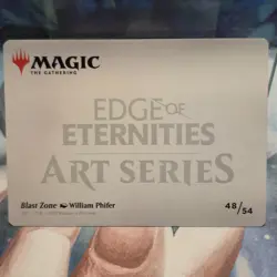 #48 Blast Zone ART SERIES Edge of Eternities MTG Card EOE 48/54 - Image 2