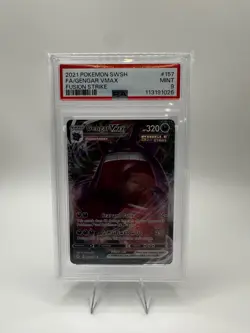 Pokemon Card Gengar VMAX Fusion Strike 157/264 Ultra Rare PSA 9 - Image 1