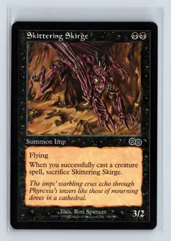 SKITTERING SKIRGE - MTG Magic the Gathering Card - Urza's Saga - Common - Image 1