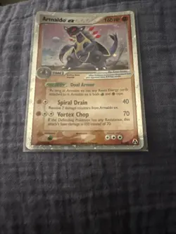 Pokemon TCG Armaldo EX 84/92 Legend Maker Rare Holo Card - Image 1