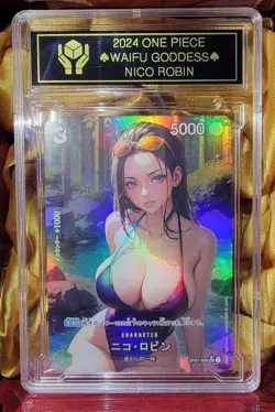 NICO ROBIN One Piece Anime Waifu Goddess CUSTOM CARD NM - Image 1