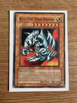 Yu-gi-oh Blue Eyes Toon Dragon SDP-EN020 Near Mint card - Image 1