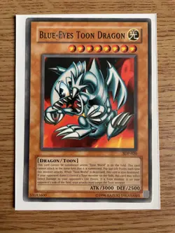 Yu-gi-oh Blue Eyes Toon Dragon SDP-EN020 Near Mint card - Image 2