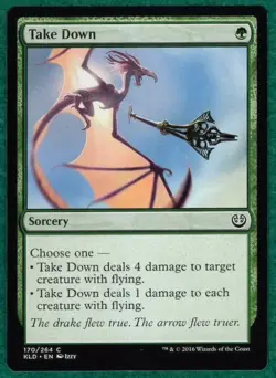 Take Down - Kaladesh KLD #170 - Magic: The Gathering MTG Card - Image 1