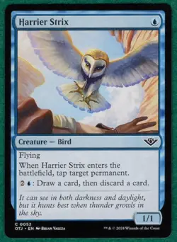 Harrier Strix - Outlaws Of Thunder Junction OTJ #0052 - Magic MTG Card - Image 1