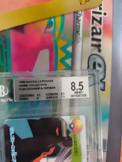 Pokemon Card Japanese Carddass Vending Anime BGS Beckett 8.5 Giovanni Persian - Image 4