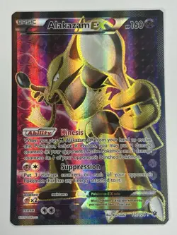 Alakazam EX Full Art 117/124 XY Fates Collide Holo NM Pokemon Card - Image 1