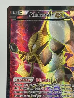 Alakazam EX Full Art 117/124 XY Fates Collide Holo NM Pokemon Card - Image 3