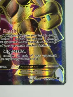 Alakazam EX Full Art 117/124 XY Fates Collide Holo NM Pokemon Card - Image 5