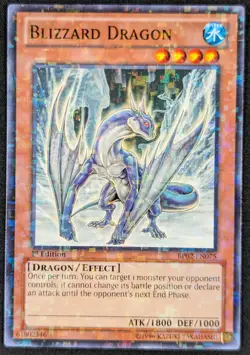 Blizzard Dragon 1996 1st Edition Mosaic Rare Holo Yugioh Card BP02-EN075 (NM) - Image 1