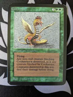 Cockatrice ~ Alpha [Slightly Played][Magic MTG] - Image 1