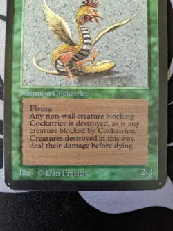 Cockatrice ~ Alpha [Slightly Played][Magic MTG] - Image 5