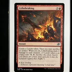 MTG Lithobraking Edge Of Eternities #142 Regular (Uncommon) - Image 1