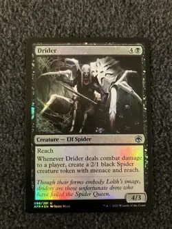 Magic The Gathering MTG - Drider Foil - AFR - Image 1