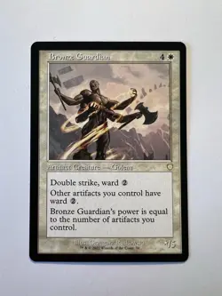 Bronze Guardian - RETRO FRAME - MTG The Brothers' War: Commander - NM - Image 1