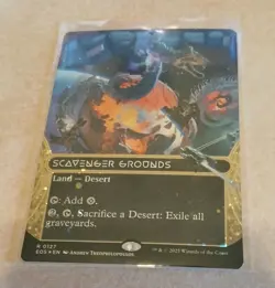 Scavenger Grounds (0127) (Borderless) (Galaxy Foil) [Edge of Eternities MTG MINT - Image 1