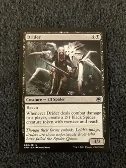 Magic The Gathering MTG - Drider - AFR - Image 1