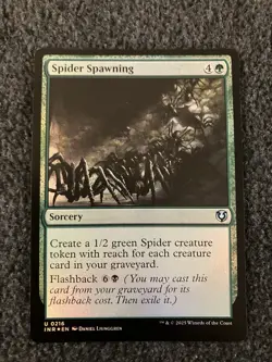Magic The Gathering MTG - Spider Spawning Foil - INR - Image 1