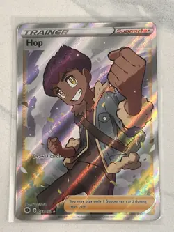 Hop 073/073 Champions Path - NM Ultra Rare Full Art Pokemon Card CP Trainer SWSH - Image 1