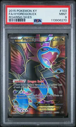 2015 POKEMON XY ROARING SKIES HYDREIGON EX #103 ULTRA RARE PSA 9 MINT #113906270 - Image 1