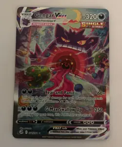 Pokemon TCG Gengar VMAX Alt Art 271/264 Fusion Strike Secret Rare NM - Image 2