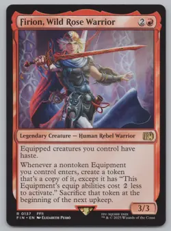 MTG - Final Fantasy - Firion, Wild Rose Warrior #137 -g597 - Image 1