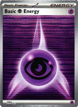 Pokemon TCG Psychic Basic Energy 021 SV:White Flare Holo NM - Image 1