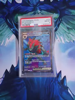 Pokemon TCG N's Zoroark EX Journey Together Ultra Rare PSA 8 - Image 1