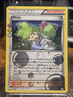 Pokemon TRAINER WALLY RC27/RC32 UNCOMMON REVERSE HOLOFOIL - Image 1