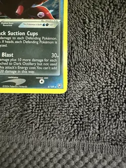 Dark Octillery 8/109 - EX Team Rocket Returns Holo Rare Pokemon TCG NM - Image 3