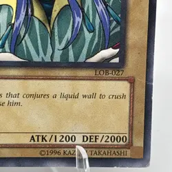 Aqua Madoor - LOB-027 - Rare - 1st Edition 2002 YuGiOh Asian English VLP - Image 5
