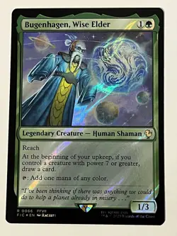 Bugenhagen, Wise Elder Surge Foil Commander: Final Fantasy MTG 0066 Rare - Image 1