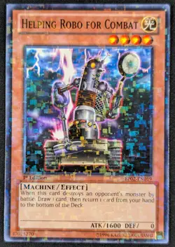 Helping Robo Combat 1996 1st Edition Mosaic Rare Holo Yugioh BP02-EN019 (NM) - Image 1