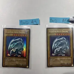 Yugioh Blue-Eyes White Dragon SDK-001 Ultra Rare Unlimited MP Vintage Card TCG - Image 1