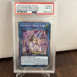 * EVIL ☆ TWIN'S TROUBLE SUNNY * 1ST EDITION STARLIGHT RARE BODE-EN051 YUGIOH! - Image 1