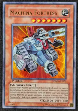 Machina Fortress 1996 1st Edition Ultra Rare Yugioh Card SDMM-EN001 (NM) - Image 1