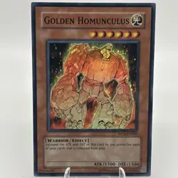 Golden Homunculus - WC6-EN001 - Super Rare - Unlimited - LP Holo Foil Yugioh. - Image 1