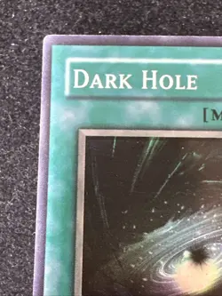 Yugioh! LP Dark Hole LOB-052 Super Rare - Unlimited Edition Lightly Played - Image 4