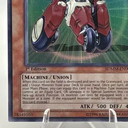 Machina Peacekeeper - SDMM-EN003 - Super Rare - 1st Edition LP Yugioh Yugi Card - Image 4