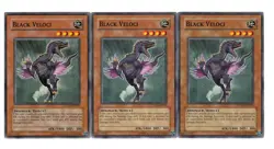 Yugioh- 3X Black Veloci - Common - Unlimited - PTDN-EN033 - Near Mint - Image 1