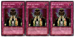 Yugioh- 3X Rite of Spirit - Common - Unlimited - PGD-100 - Light Play - Image 1