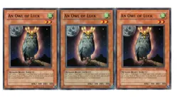 Yugioh- 3X An Owl of Luck - Common - Unlimited - DR1-EN021 - Near Mint - Image 1