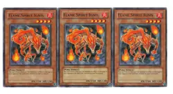 Yugioh- 3X Flame Spirit Ignis - Rare - Unlimited - LODT-EN087 - Light Play - Image 1