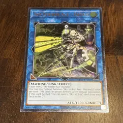 Yugioh Sky Striker Ace - Hayate OP10-EN002 Ultimate Rare EU Print - Image 3