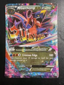 Pokemon M Garchomp EX - XY168 - Promo Card - NM - Image 1